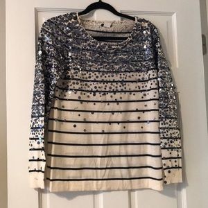 J. Crew Sequin Sweater